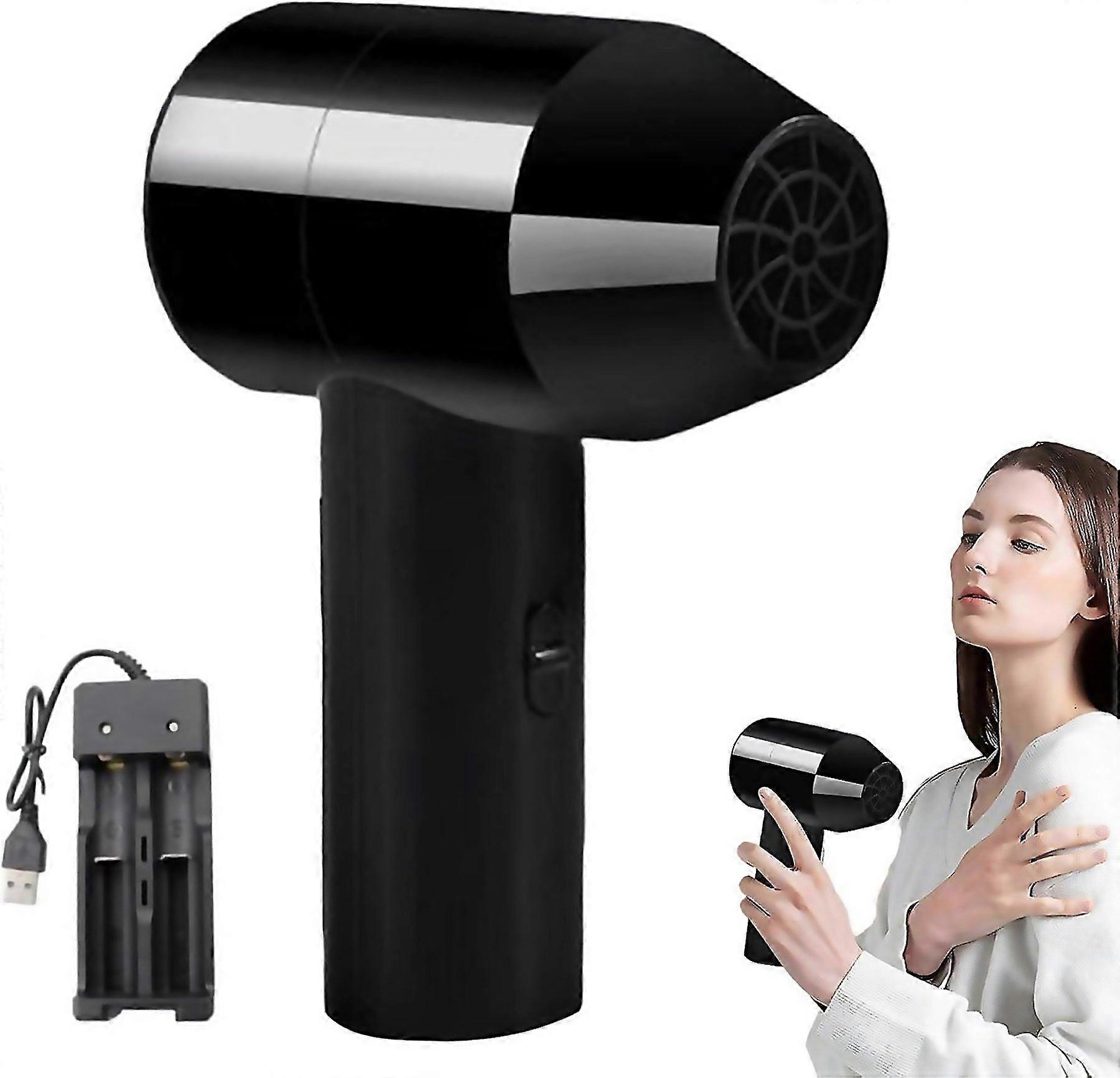 For Rechargeable Wireless Hairdryer Portable Fast Drying Low Noise Usb Charging Lightweight Wireless