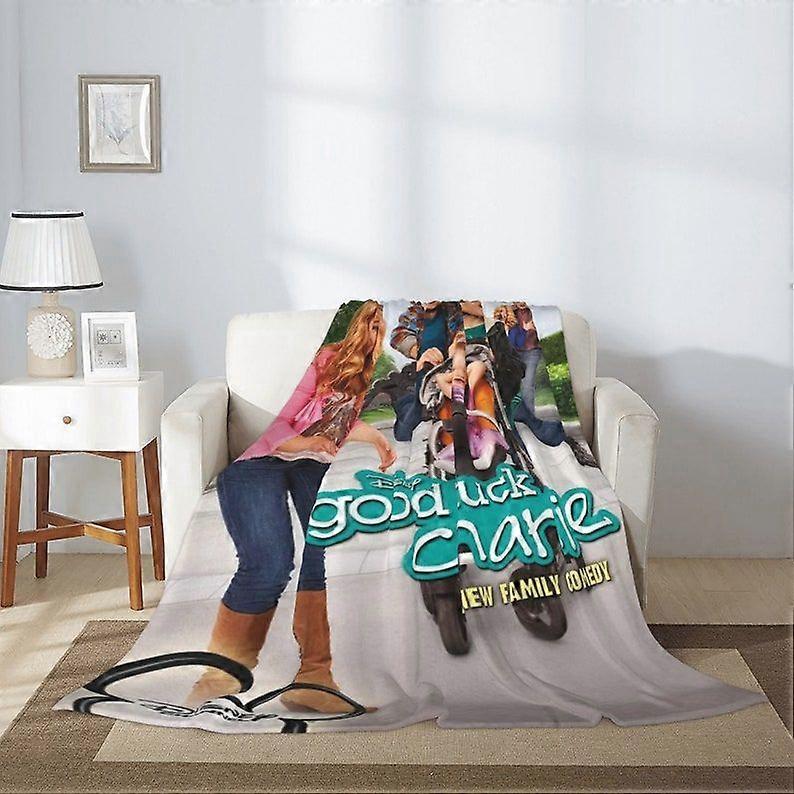 Good Luck Charlie Custom Name Ultra-Soft Flannel Blanket Throw All Seasons Sofa Warm Blankets For Baby Blanket Nap Comfortable Bedding