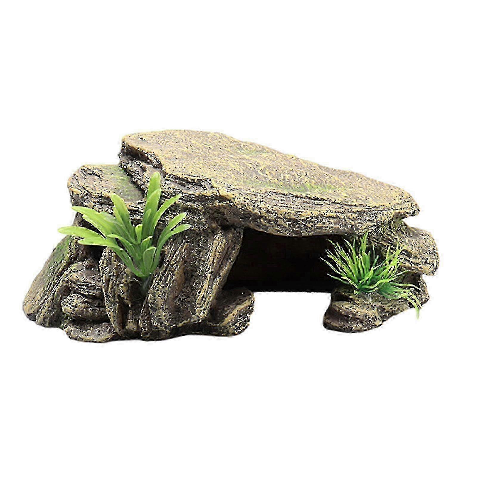 Turtle Basking Platform with Ramp for Aquarium Tank, Terrapin Reptile Habitat Decor New-Arrival