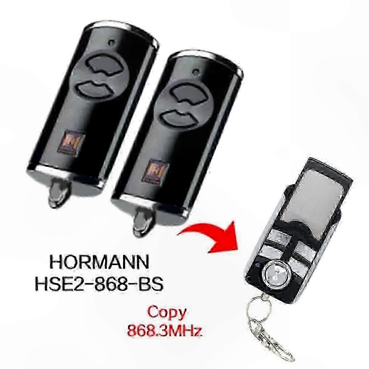 2-Pack 868MHz Wireless Garage Door Remote Control for Compatible Systems