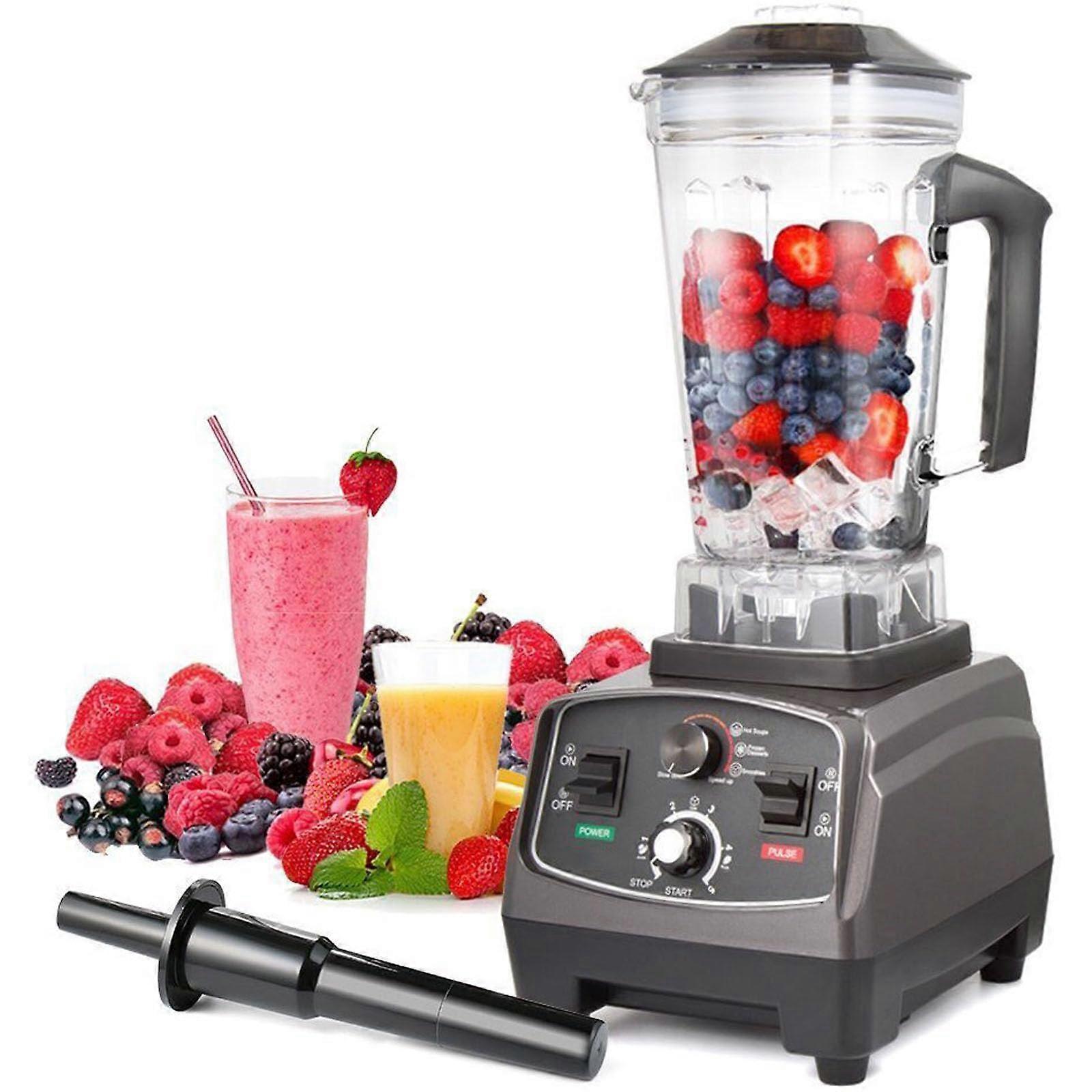 Blender Smoothie Machine 1500W  Speed 2L Capacity Six Blade System Commercial Blender Shakes and Smoothies