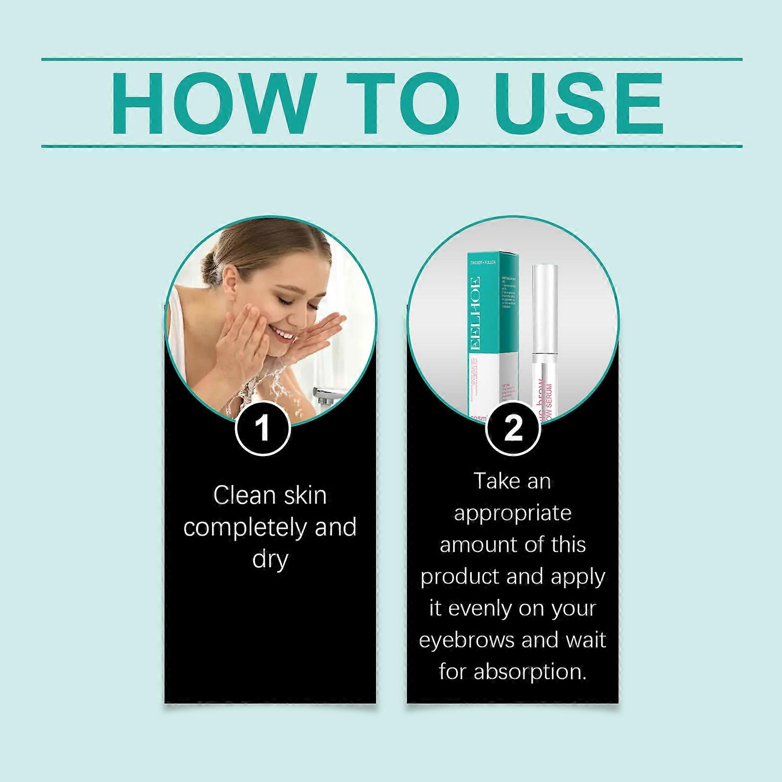 EELHOE Eyebrow Lotion, Gently Moisturizes And Protects Your Eyebrows With A Refreshing And Long-Lasting Natural Eye Brow Lotion