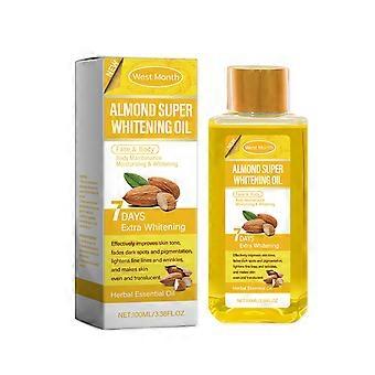 Sweet Almond Body Oil 100ml - A mild, moisturizing body oil that nourishes and softens the skin.