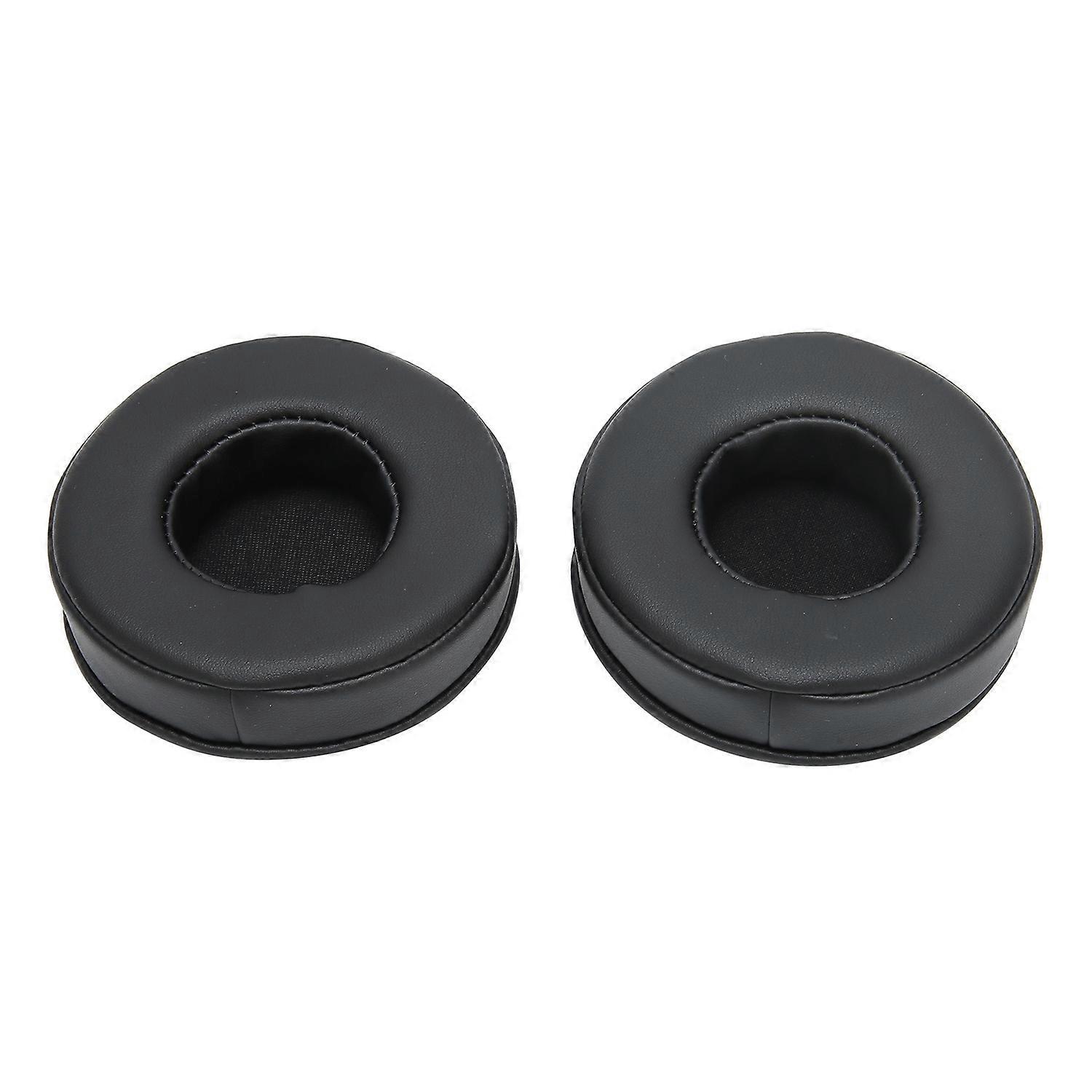 2Pcs 85mm Ear Pad Replacement Universal Headphone Ear Cushion Headset Accessory Black