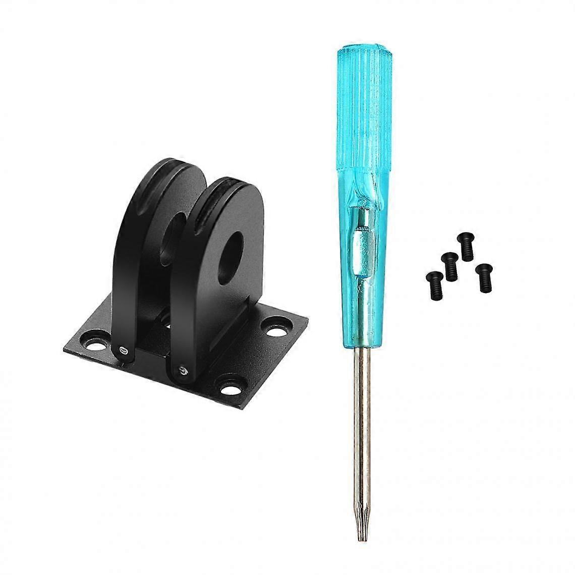 Folding Fingers Double Two Mount Adapter with 4 Screws and Screwdriver for GoPro 9 8 - Advanced manufacturing technology, high reliability