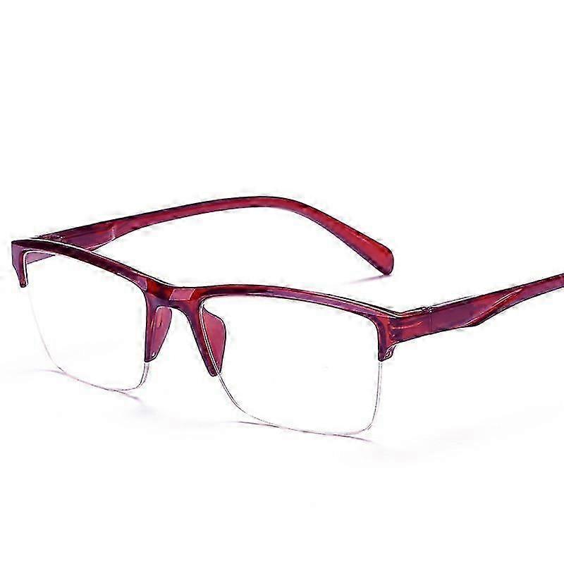 Half Frame Reading Glasses, Unisex, +75 To +400