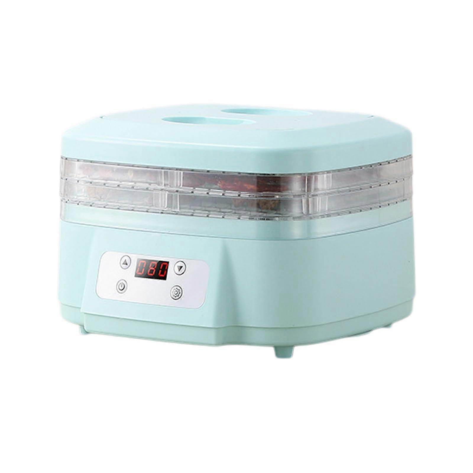 Dryer Machine For Home Use Dehydrator With 3Layer Trays Adjustable Thermostat LED Display Timer And Temperature Control