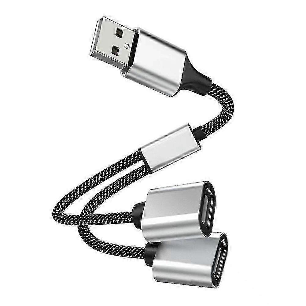 USB To 3 USB 2.0 HUB Dual 4Port Multi Splitter Adapter OTG For PC Laptop Surface Accessories USB A Extension Power Data