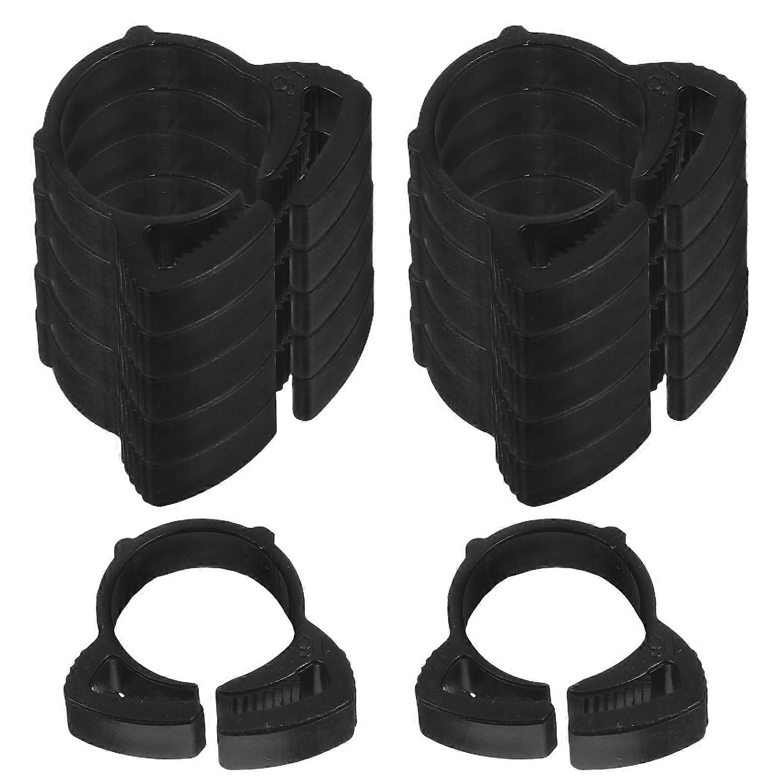 20Pcs Adjustable Hose Clamp Pipe Clamping Tool for Leak Prevention