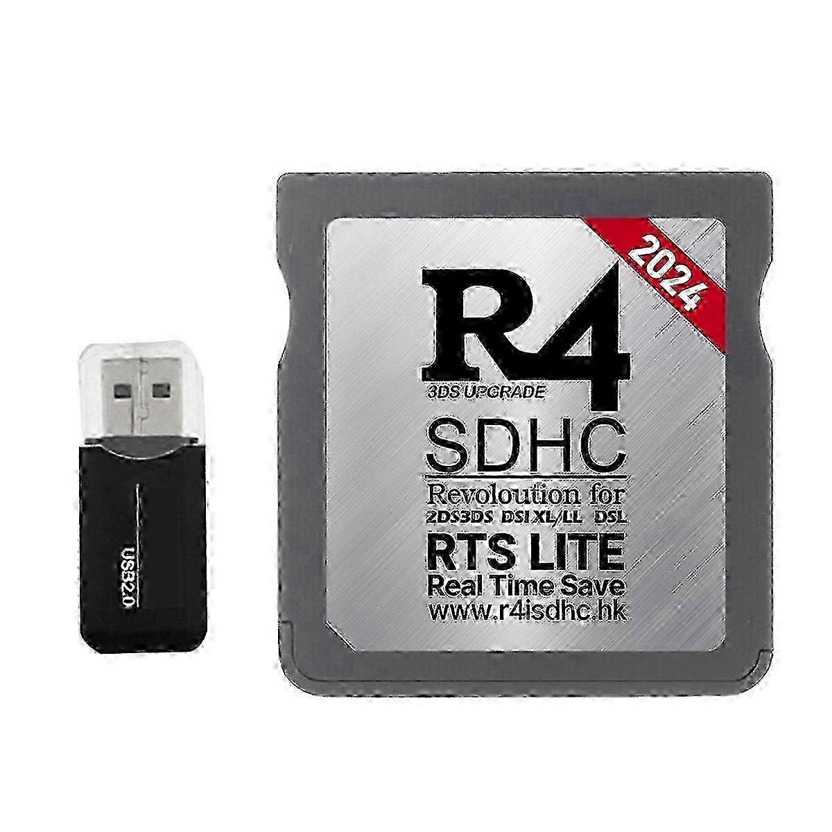 2024 R4 Card R4 SDHC Adapter Flash Card for 2DS 3DS DSI XL/LL DSL,B