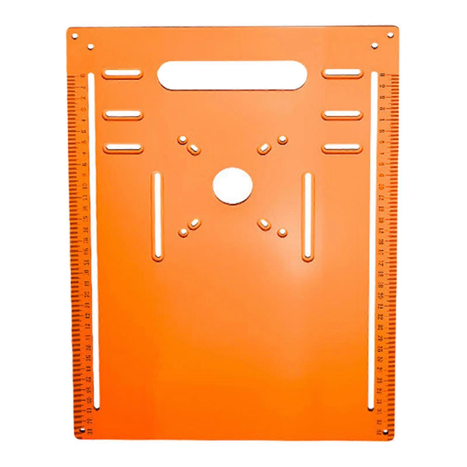 Professional Heavy Duty Arcing Shaping Base Plate For Plasterboard Grooving Tasks And Precise Woodworking Applications  28x38cm