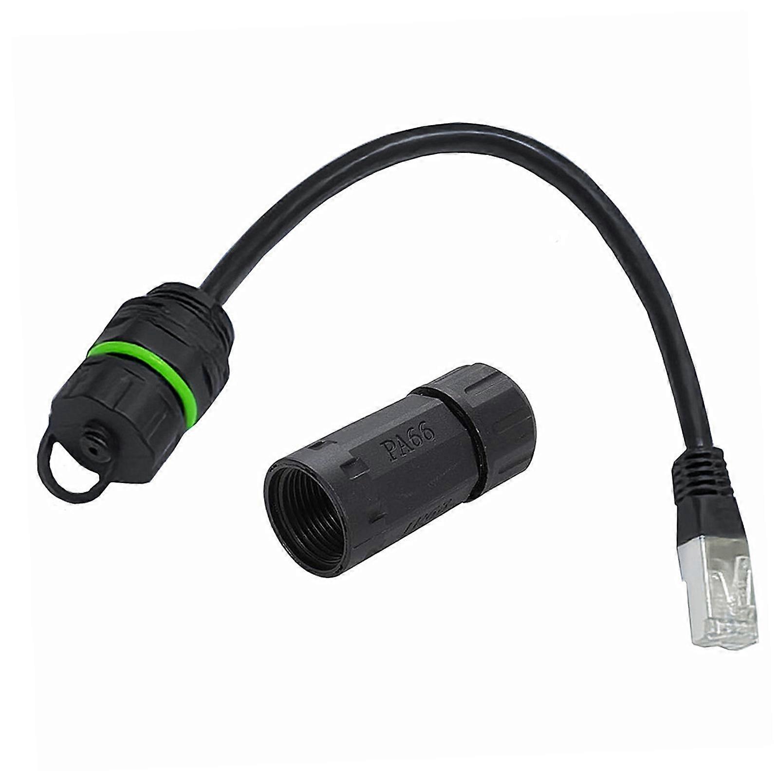 M20 RJ45 waterdichte Cat6-connector IP68 8P8C afgeschermde Ethernet LAN-kabelconnector Cat6-netwerkkabel Buiten-LAN-koppeling Multicolor