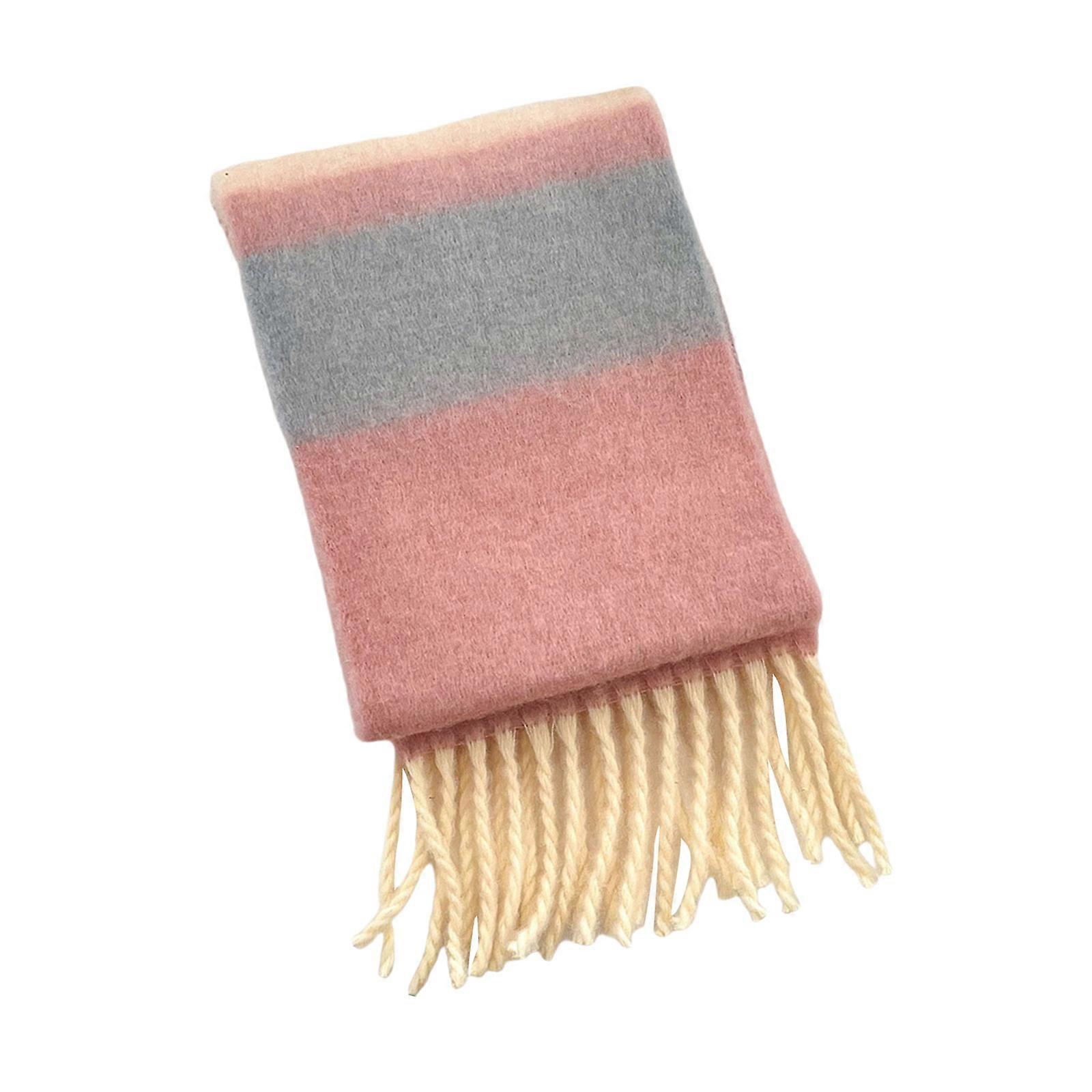 2024 Ny regnbågsfärgad halsduk höstvinter varm koreansk halsduk lång halsduk barns vinterkläder accessoarer färg nr 6