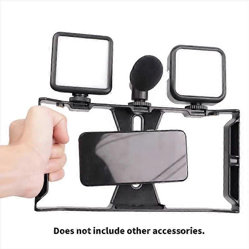 Smartphone Video Rig Kit with Universal Phone Stabilizer, Quick Release Mount for Blogging, Live St