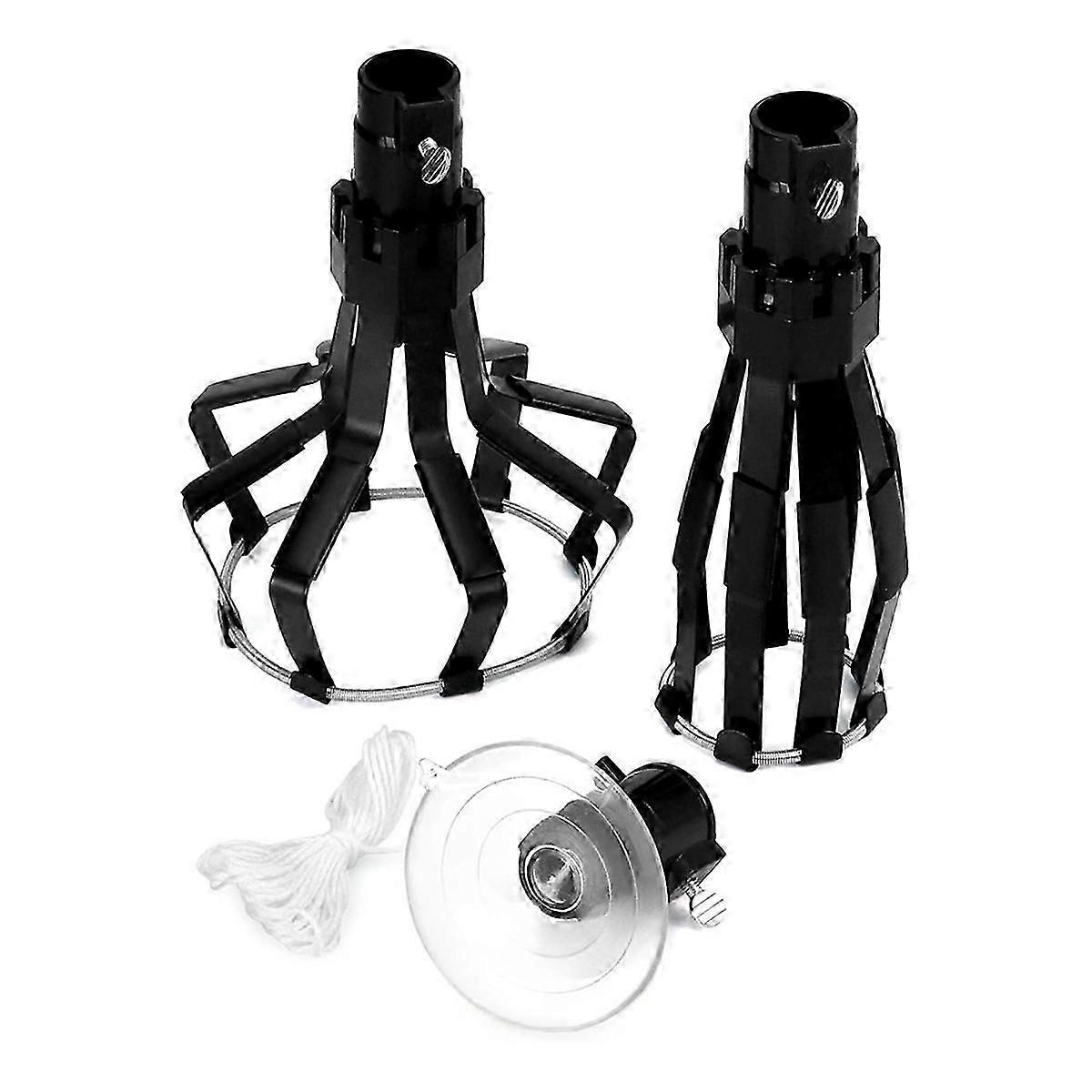 Light Bulb Changer Kit - 3 Piece Set compatible with High Ceiling Incandescent Bulbs with Standard, Floodlight & Recessed Changer