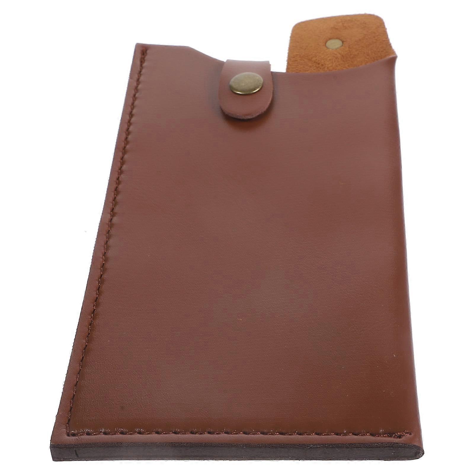 Folding Knifes Guards Sleeves Protector for Home Kitchen Camping Brown