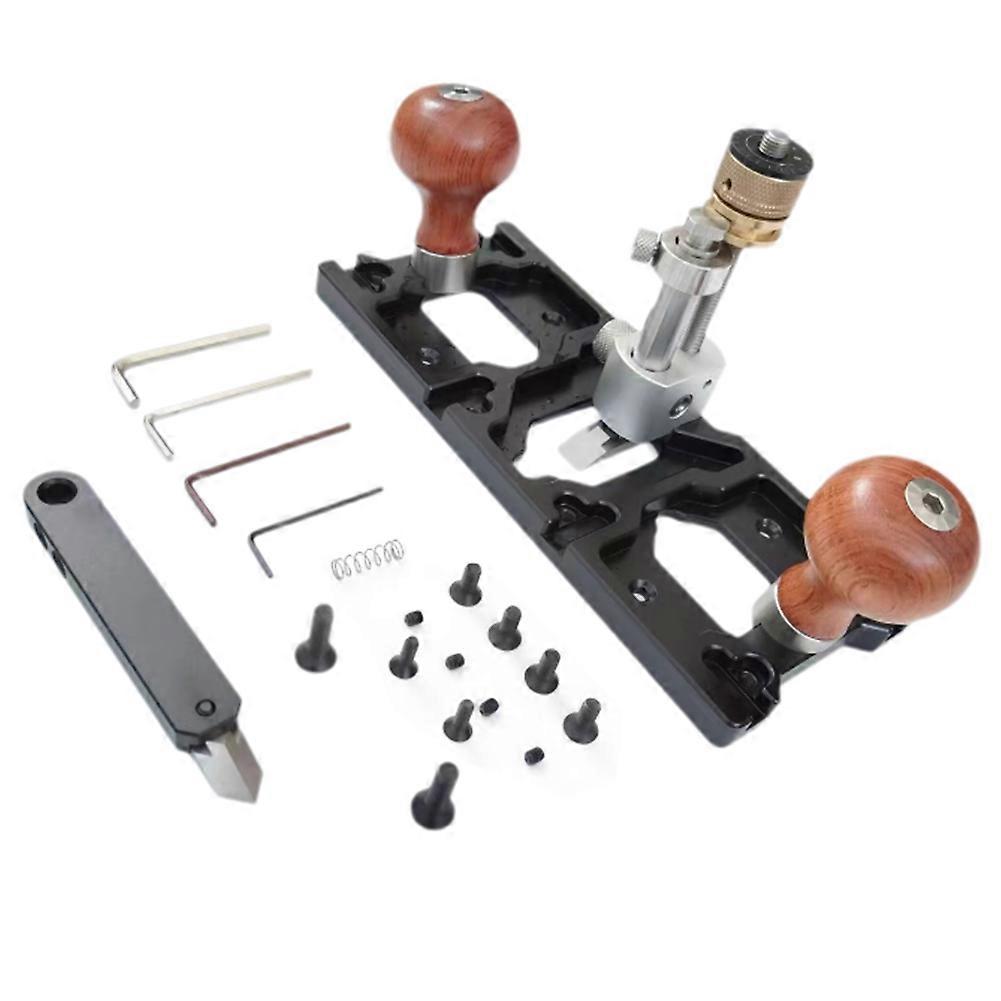Router Plane with Adjustable Depth Ideal for Grooves & Joinery Work Three Mounting Locations with Four Rotational Direc