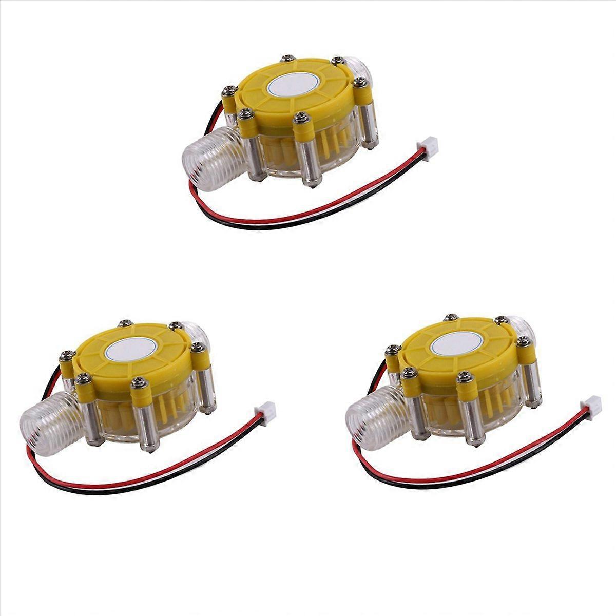 3X 12V Regulated DC Micro-Type Hydro Generator Small Generator Water Flow Air Pressure Generator Fau