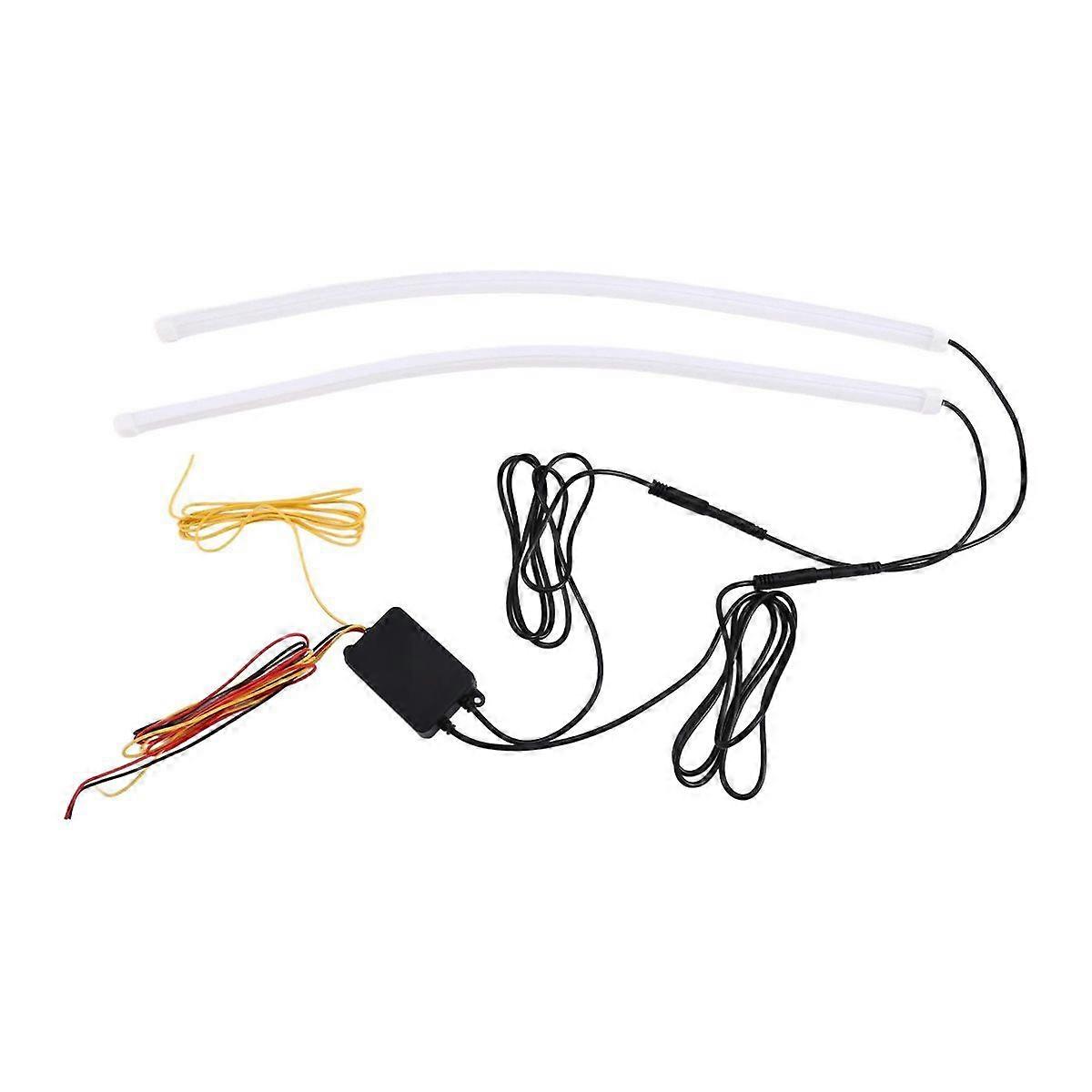 Car Led Strip Lights Sequential DRL Daytime Running Lights with Turn Signal with App Control 45CM