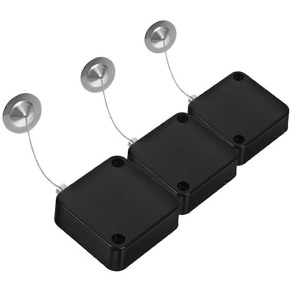 Automatic Anti Theft Steel Wire Cable Lock Retractable 3Pcs for Security