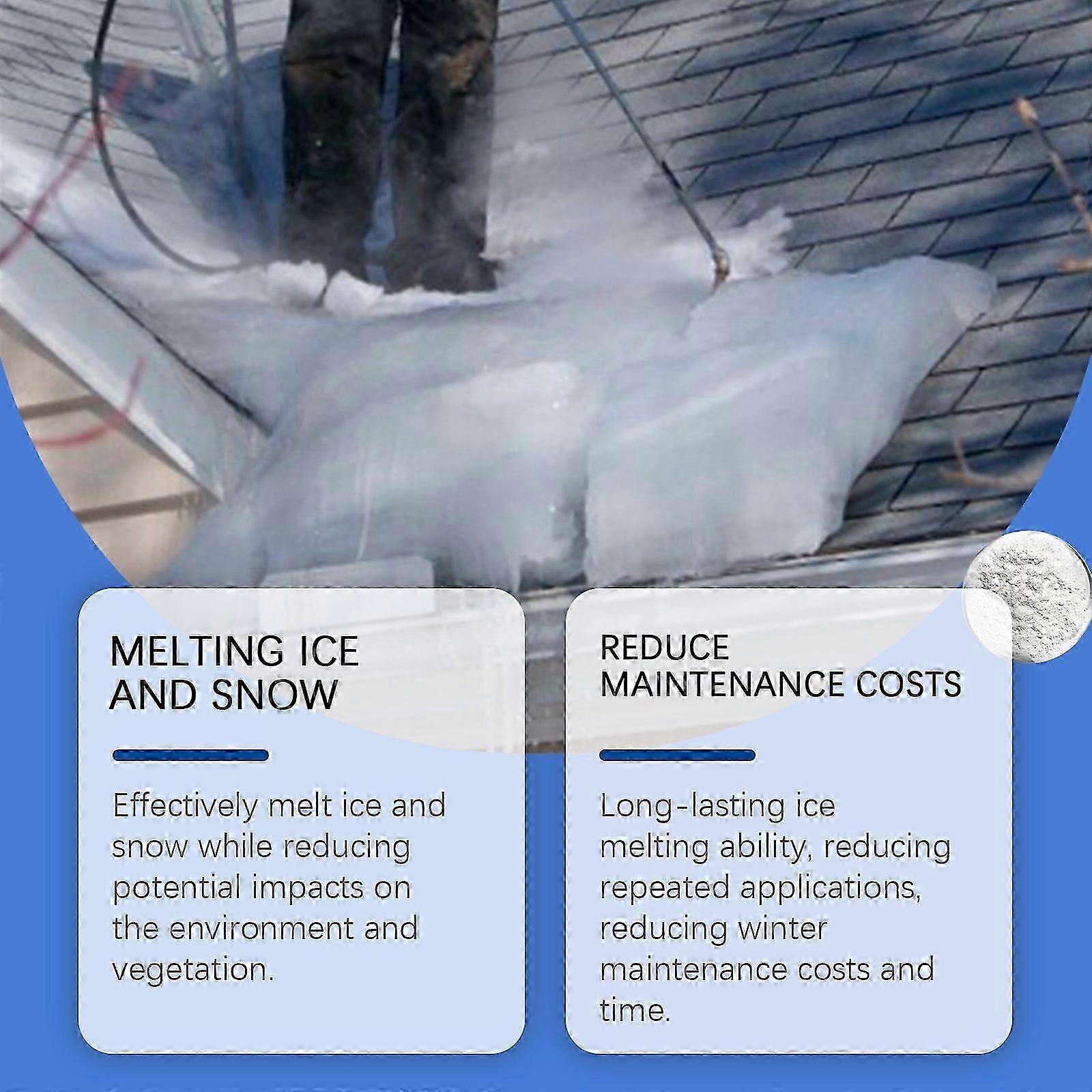 Ice melting agent winter snow ice cleaning de-icing snow melting concrete low