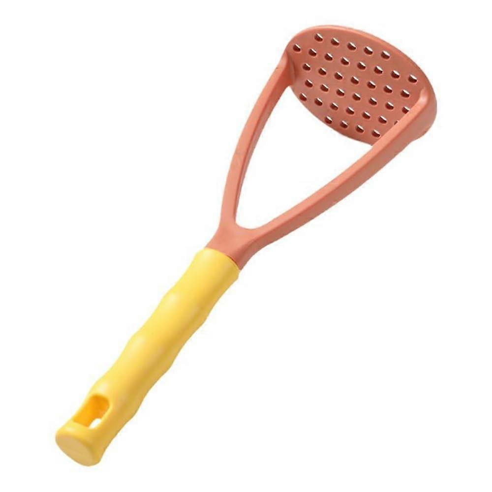Potato Masher and Ricer Manual Tool for Smooth Mashed Potatoes Sweet Pumpkin Green Orange