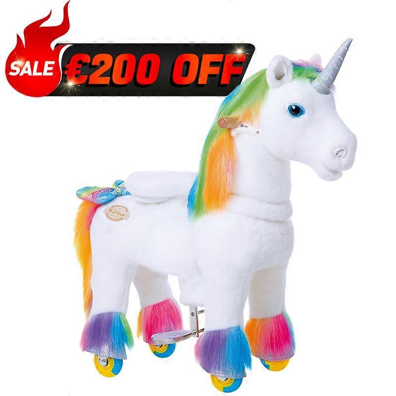 Model X® Unicorn Ride On For Age 3-4 Rainbow（EU In Stock）