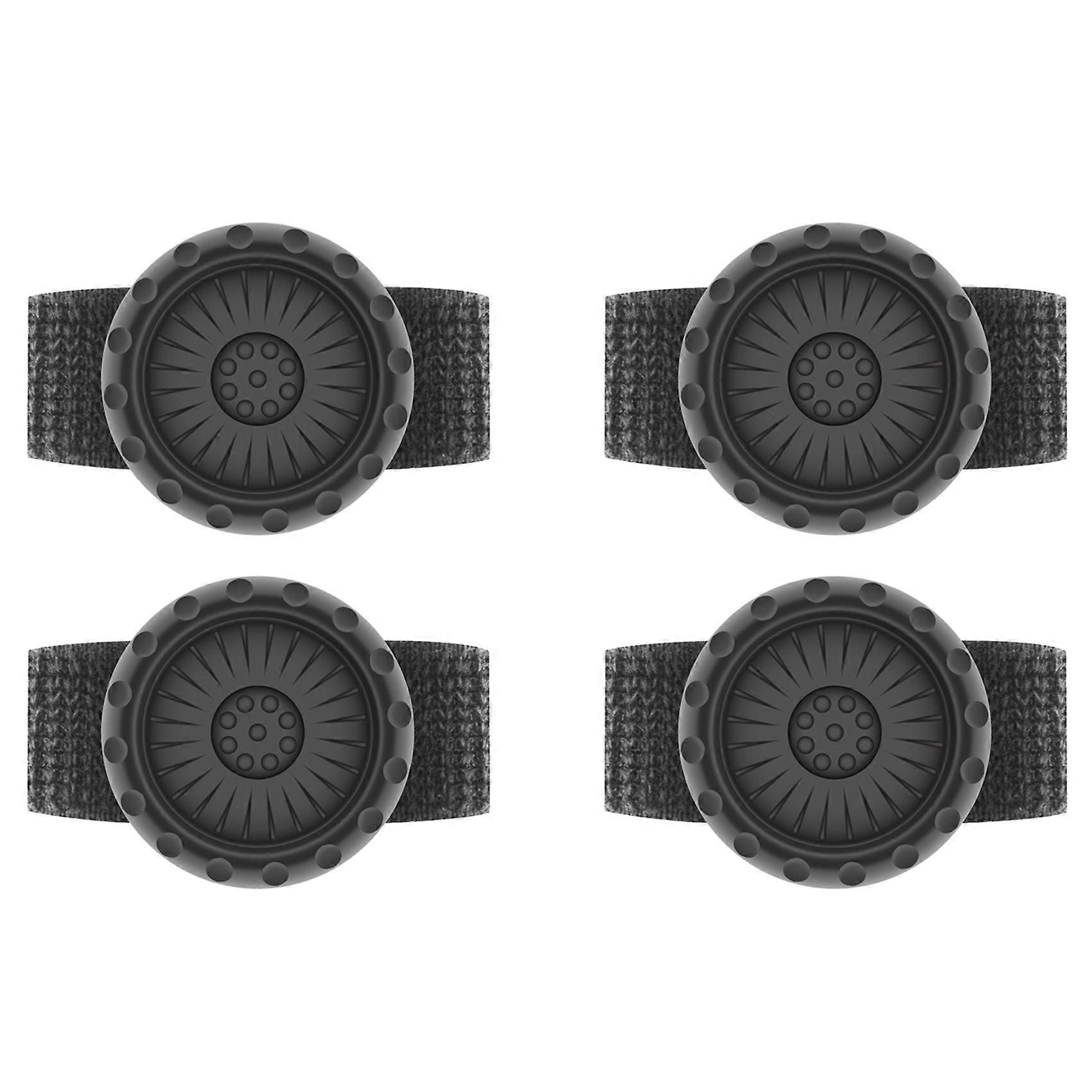 4X Wireless Bluetooth PTT Walkie Talkie Control Button with Adjustable Strap for Zello IOS Android Smartphone