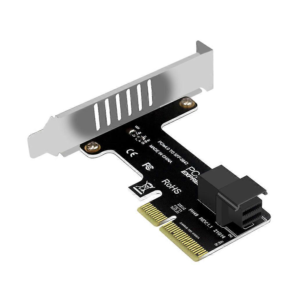 PCI-E to SFF-8643 Expansion Card PCIe X4 to SFF8643 Adapter for PCI-EX4/X8/X16 NVMe SSD Solid State Drive Riser