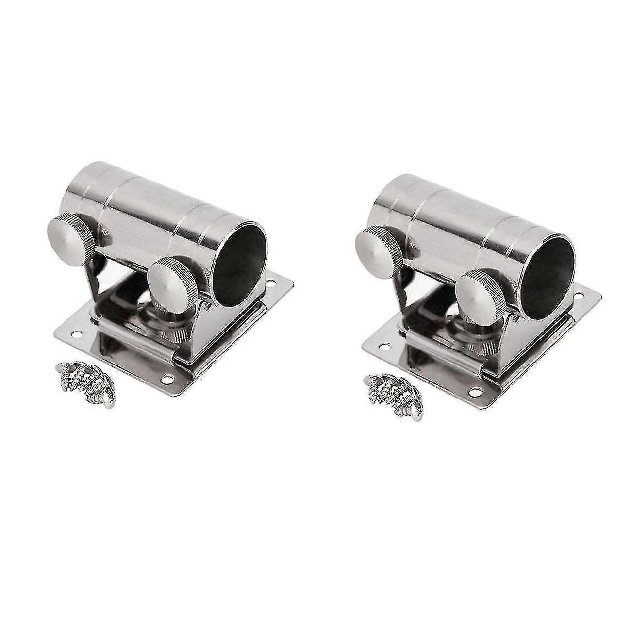 مظلة شرفة قوس الفولاذ المقاوم للصدأ حالة الصيد قابل للتعديل مظلة حامل مربع الصيد مظلة