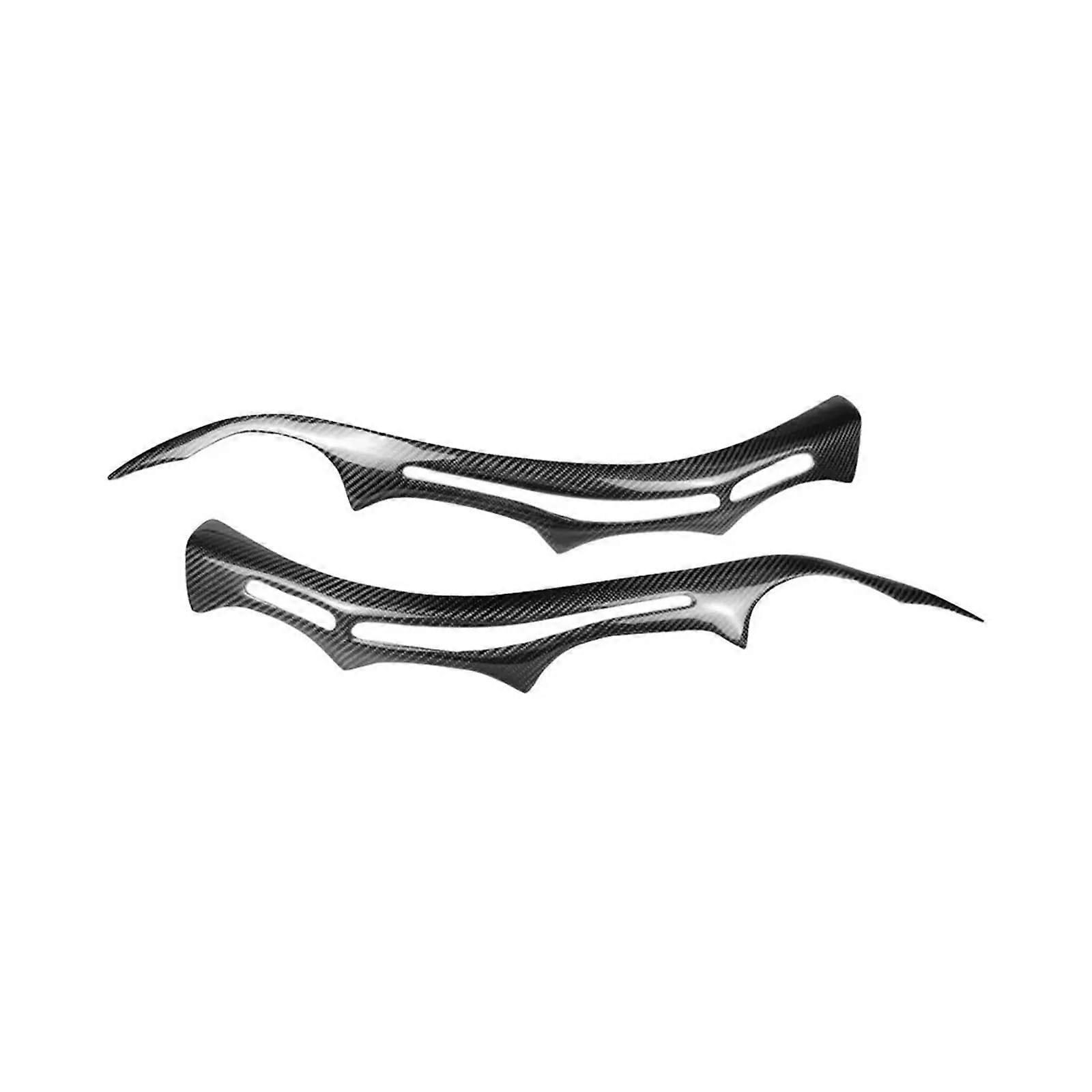 Headlight Eyelids Covers for BMW E60 5 Series 20042010 Front Lamp Eyebrow Trim Styling