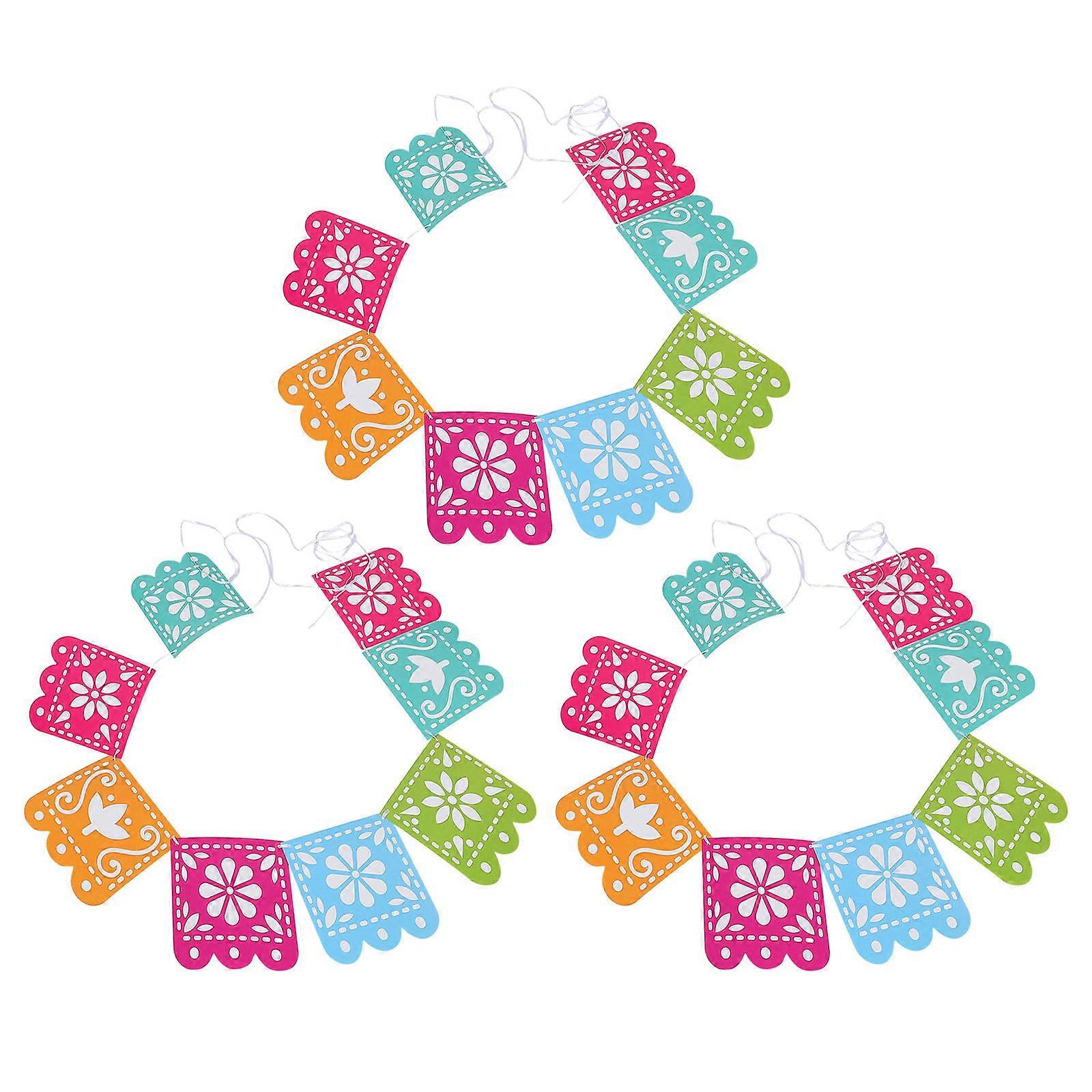 Of The Dead Banners 3 Sets Unique Party Decorations For Mexican Events Versatile Usage To Elevate Atmosphere