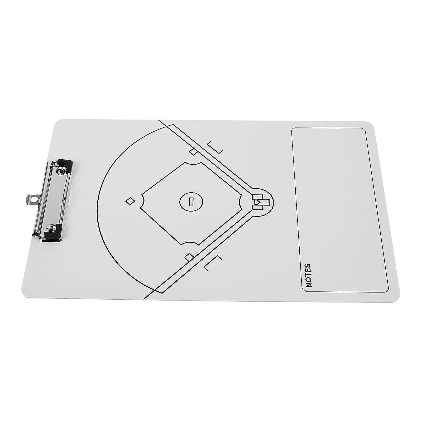 Baseball Dry Erase Training Board for Competition with Baseball Accessories
