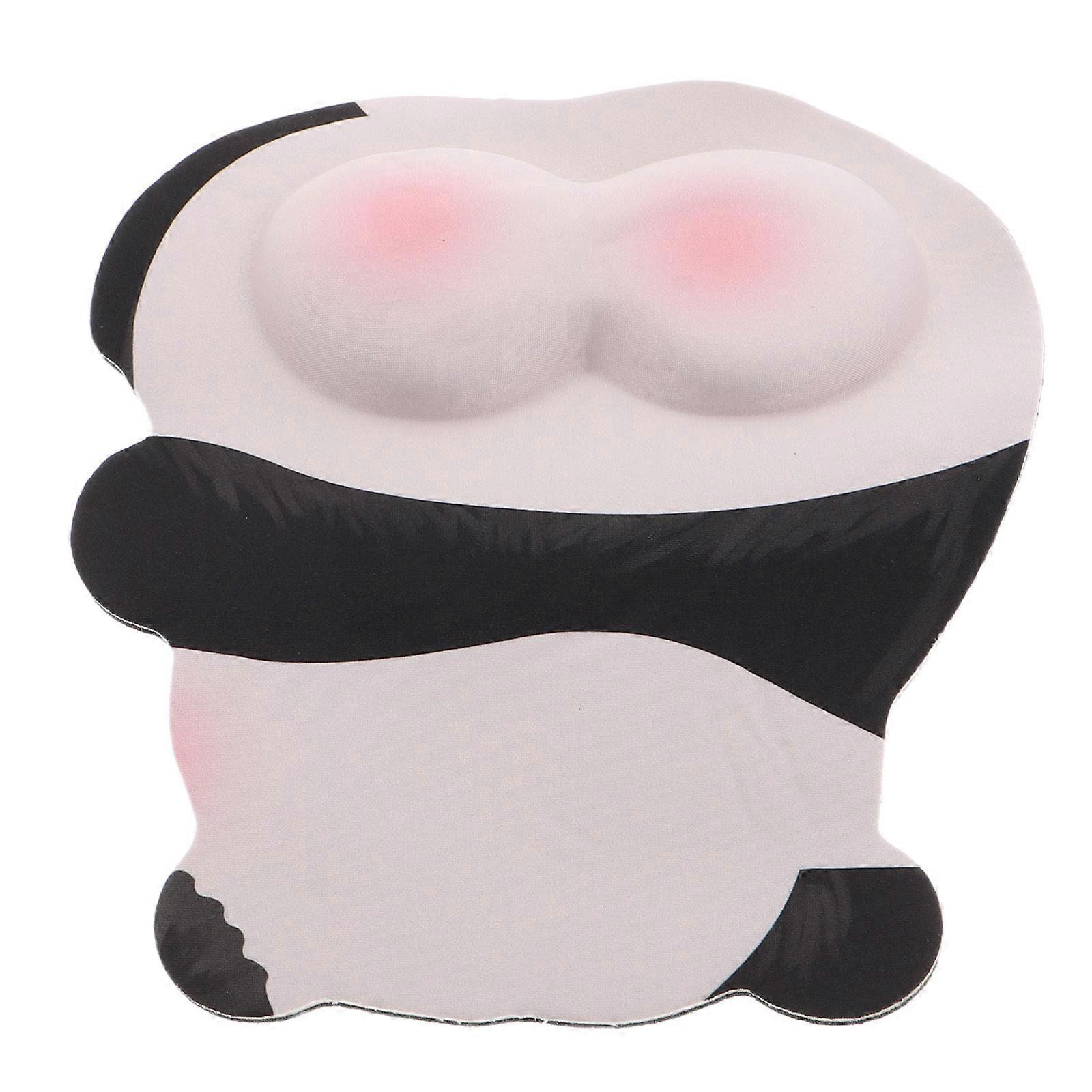 Mouse Pad Wrist Support for Laptop Work with Ergonomic Panda