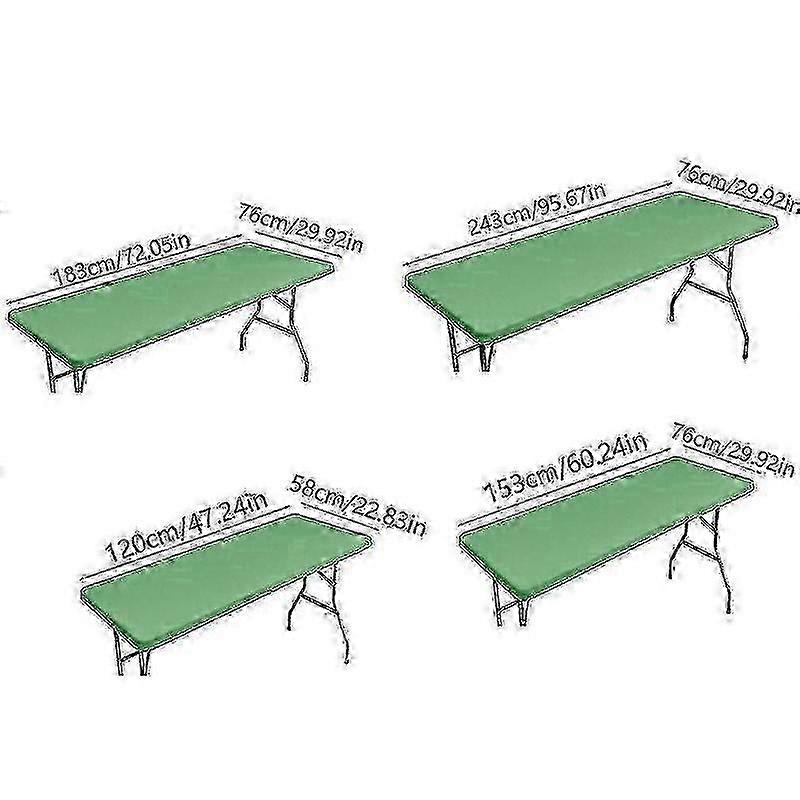 Premium Washable Folding Picnic Table Cloth Protector for Outdoor Patio Rectangle Tables