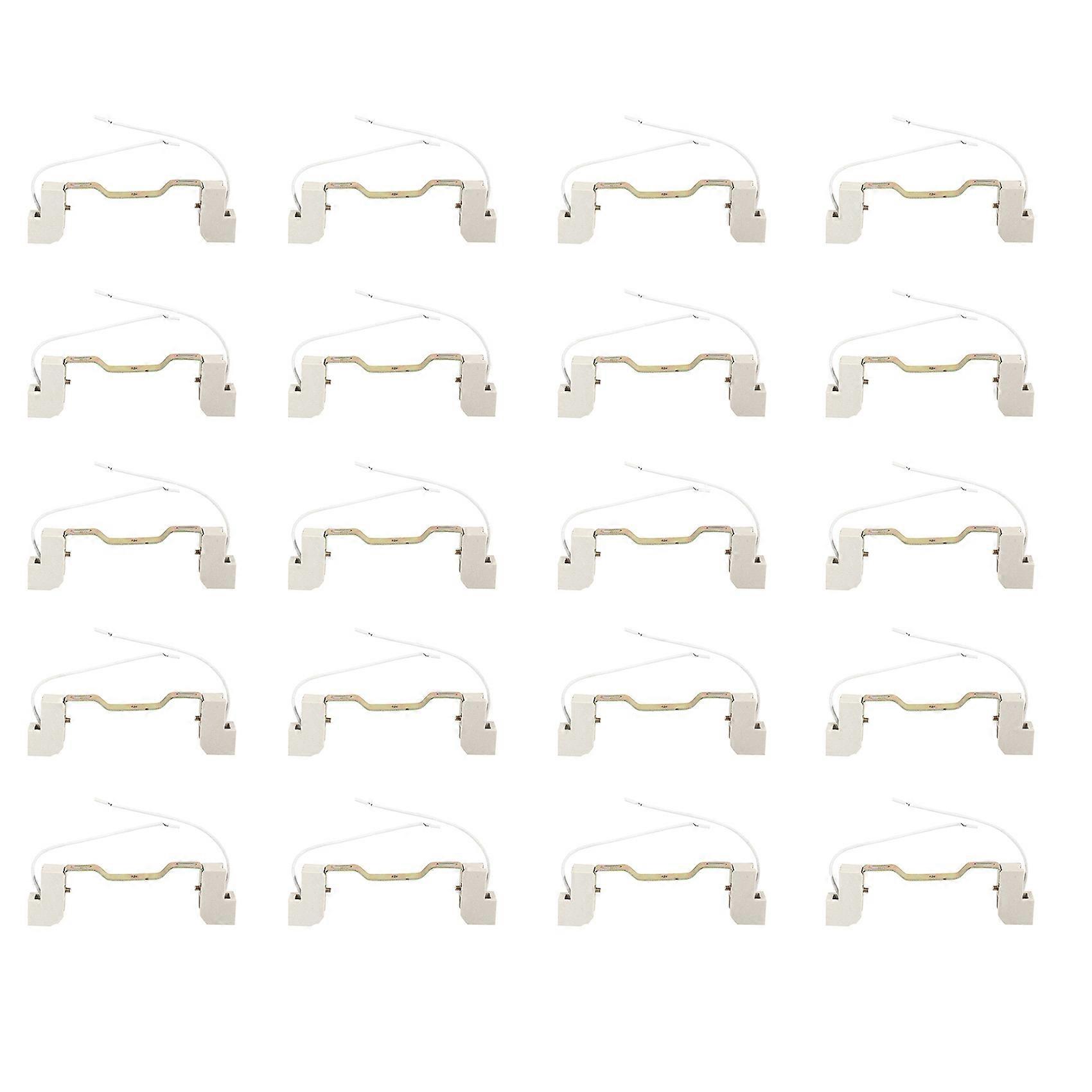 20X R7S Bulb Socket Lamp Holder Connector Metal Ceramics Handle for Flood Light, 118mm