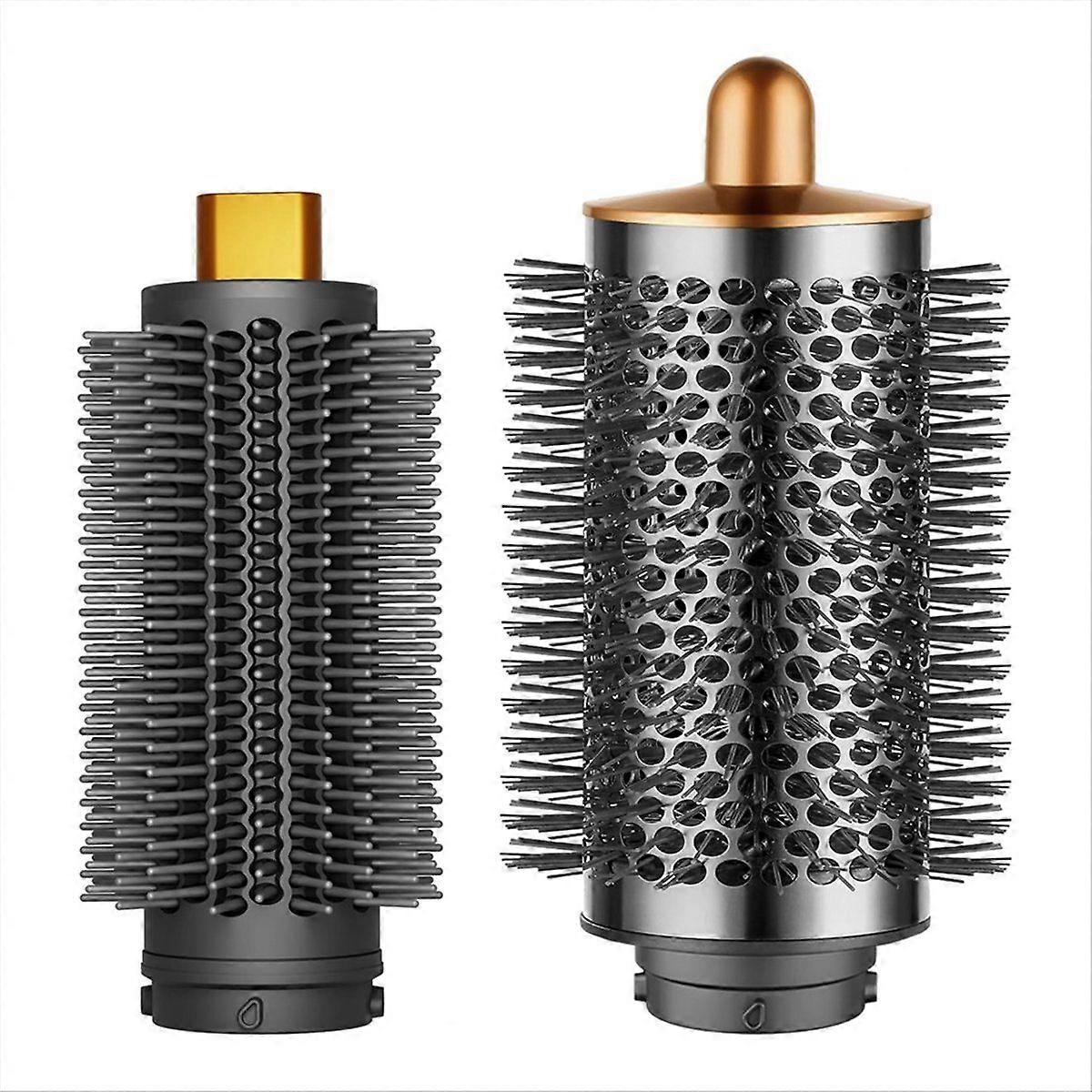 For HS01 HS05 HS08 Curling Iron Attachment Round Volumizing Brush and Upgraded Large Round Brush A