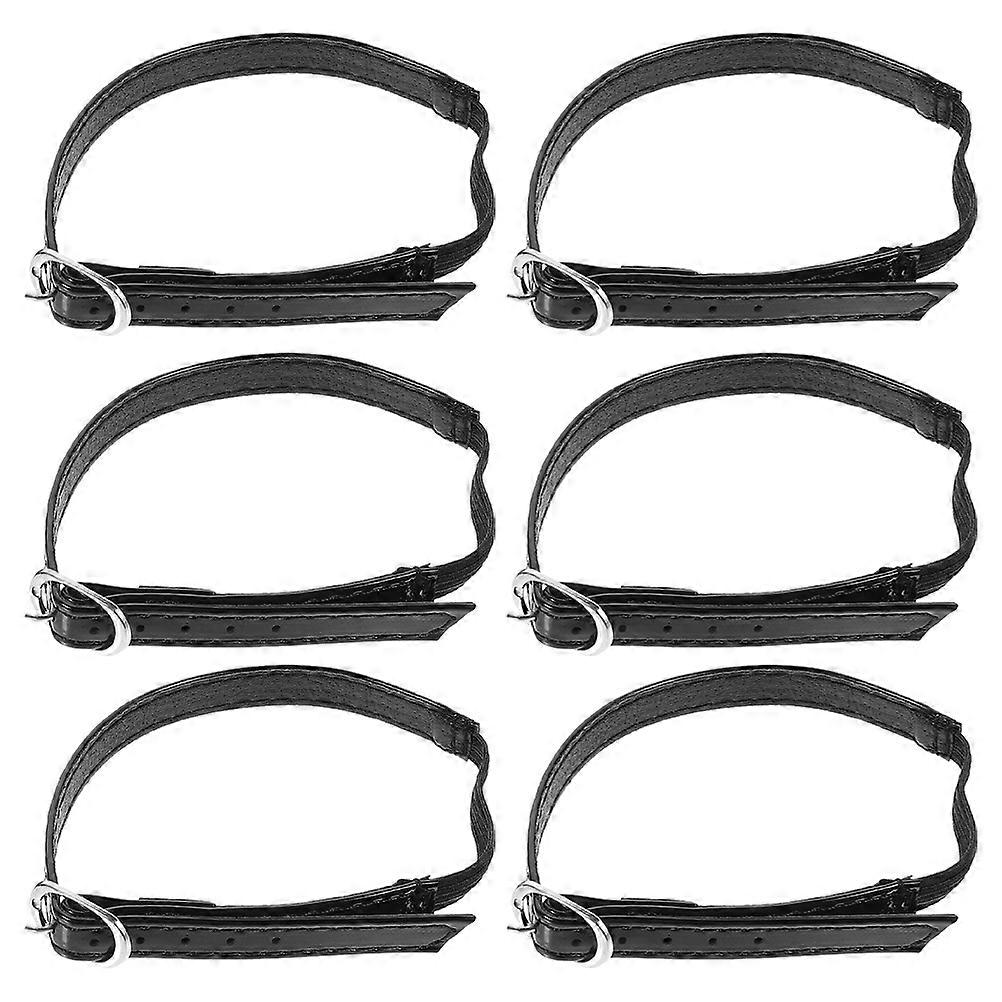 Black High Heel Shoe Strap for Secure Fit with 3Pairs Straps