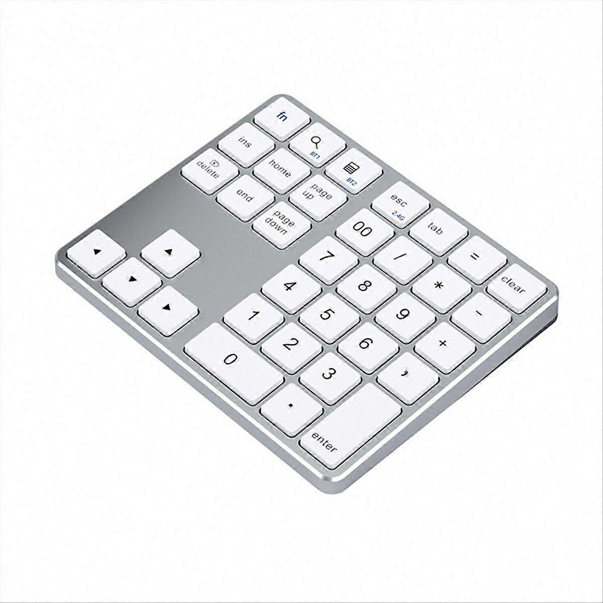 Dual Bluetooth Numeric Keypad 2.4Ghz Wireless Keyboard K35 Digital Keyboard 300mAh Rechargeable Num