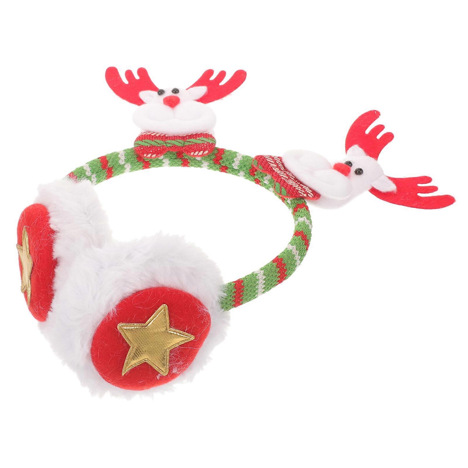 Elk Earmuffs Christmas Winter Warm Earmuff for Ear Warming