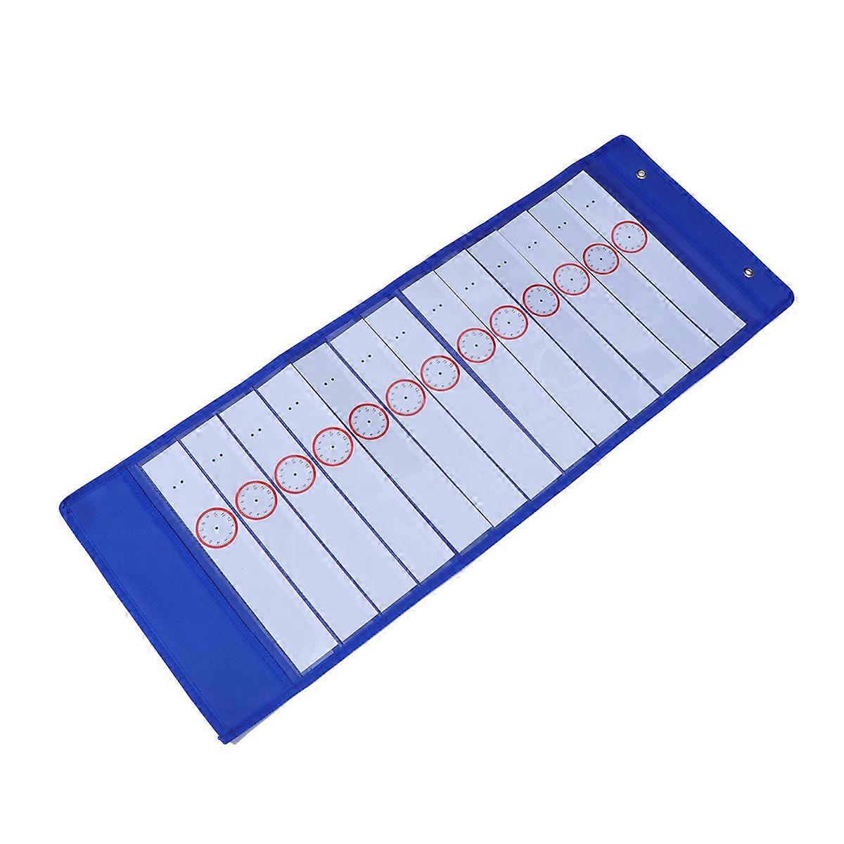 Classroom Daily Schedule Transparent Timetable Students Accessories Rectangle Shape File Storage 1Pack