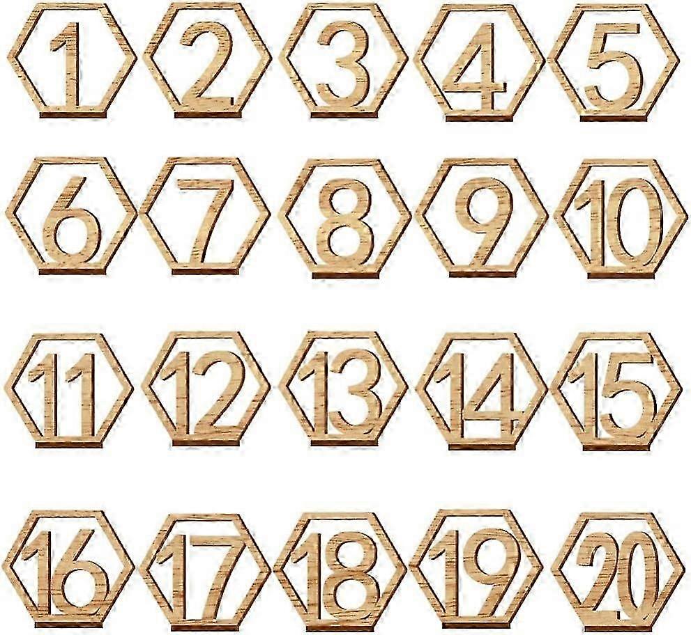 2025 Wedding wooden table number cards, reusable