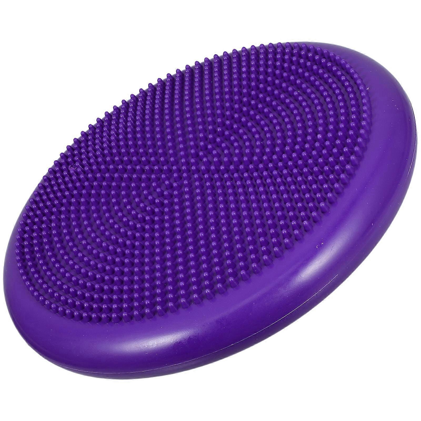 Balance Disc Inflated Core Strength Cushion for Exercise Violet
