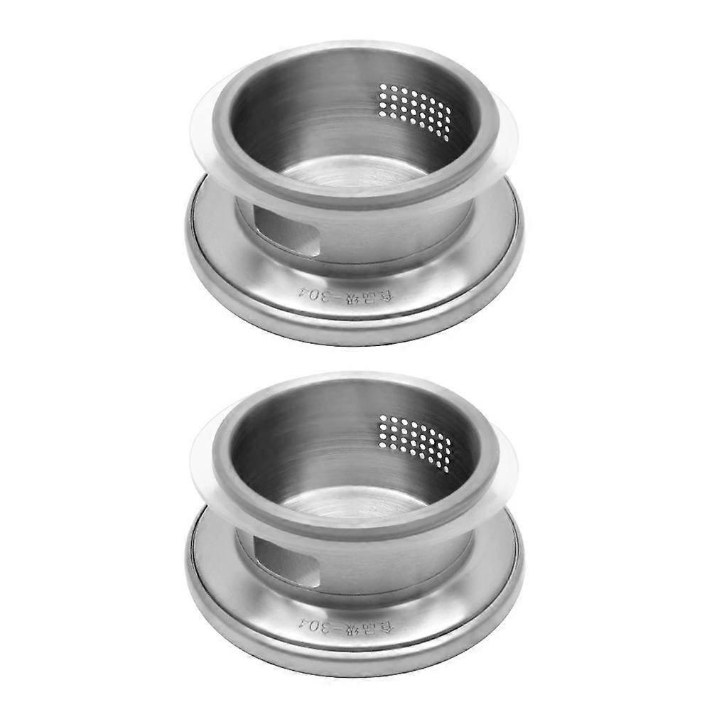 Silver Water Kettle Lids with Stainless Steel for Practical Use 2Pcs