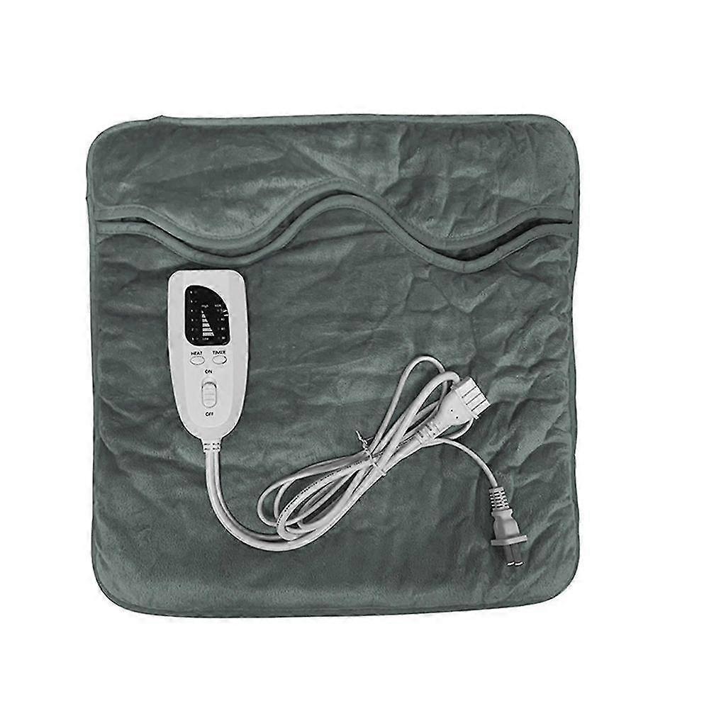 Electric Heated Foot Warmer with Adjustable Temperature & Timer, Machine Washable Fast Heating