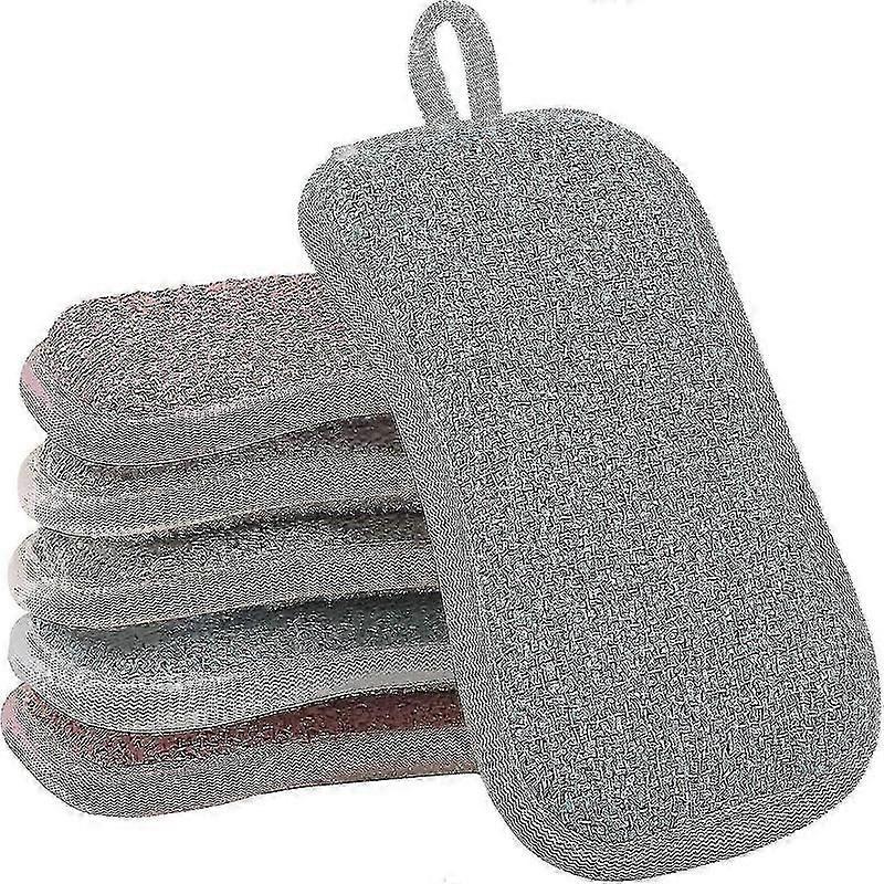 Superfine fiber sponge 6-pack multi-functional washing tool