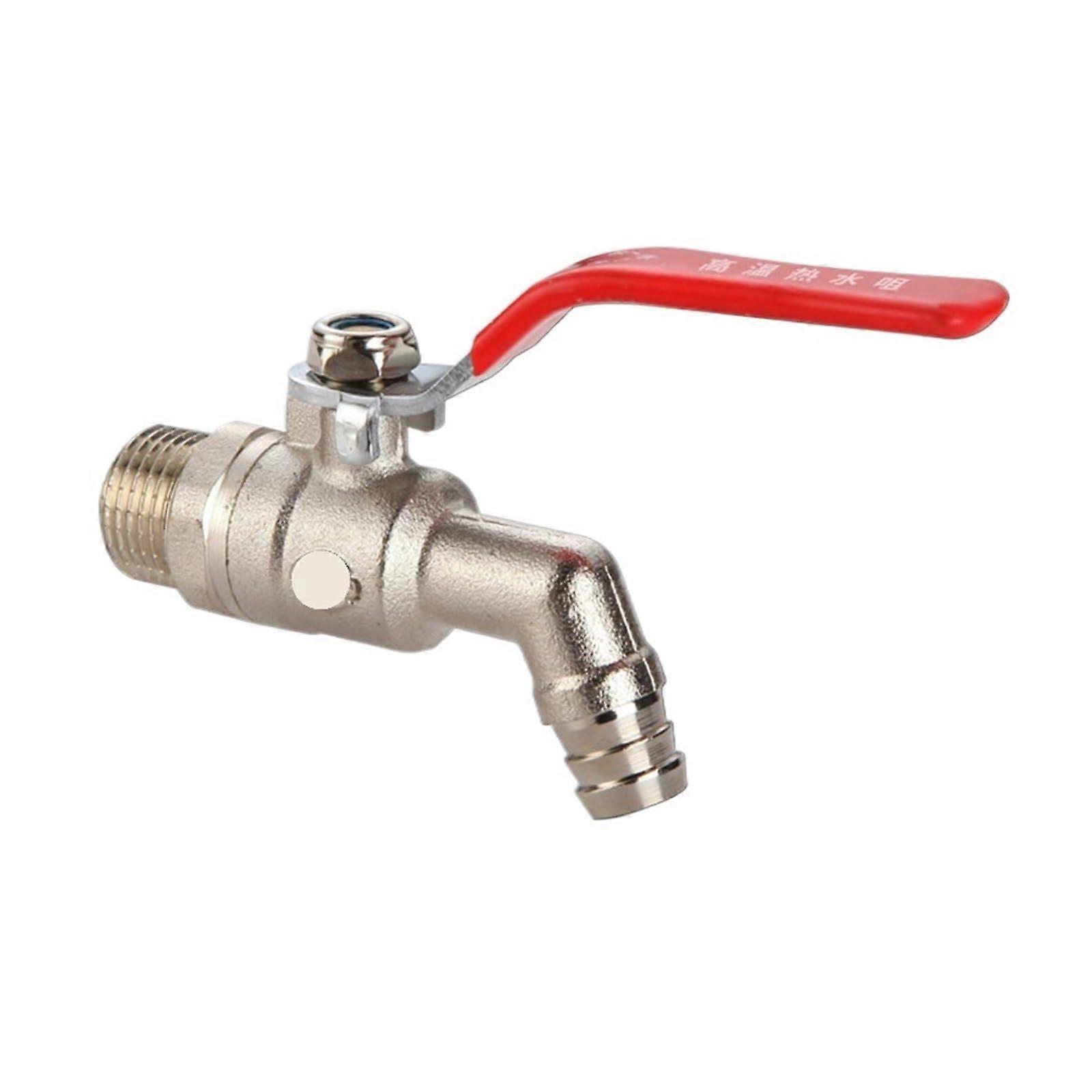 Heavy Duty Brass Ball Valve 1/2 Inch Quick Opening  Temperature Resistant Copper Core