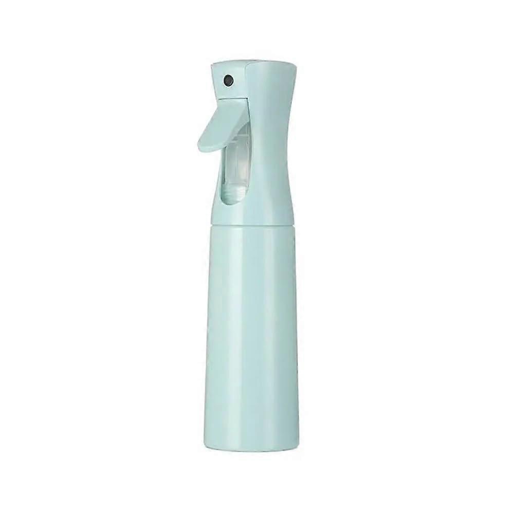 300ml Continuous Mist Spray Bottle for Hair with Ergonomic Trigger Grip, Blue Refillable Design