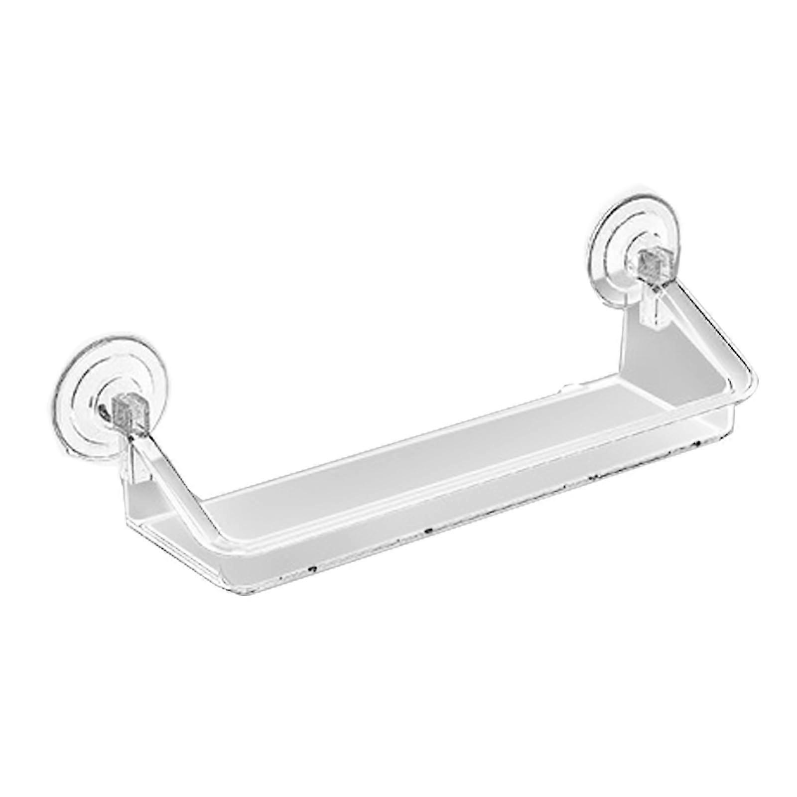 Bathroom Shower Caddy No Drilling Suction Cup Shelf Rust Proof Wall Mounted Organizer for Shampoo Soap