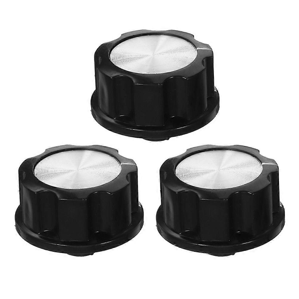 3pcs Black Mechanical Knob Set For Air Fryer Timer Switch And Pressure Cooker Durable Replacement Control Knobs For Kitchen Appliances